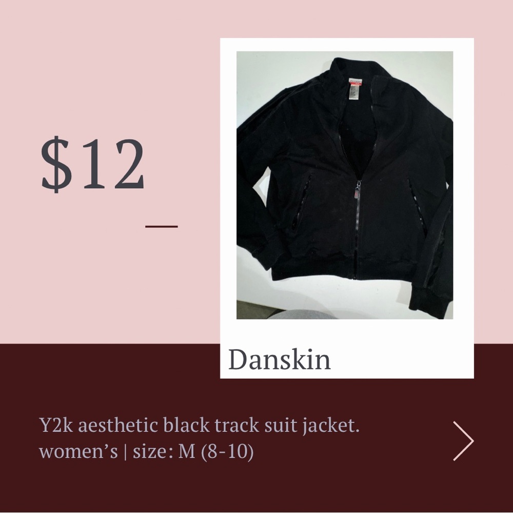 y2k aesthetic black track suit jacket